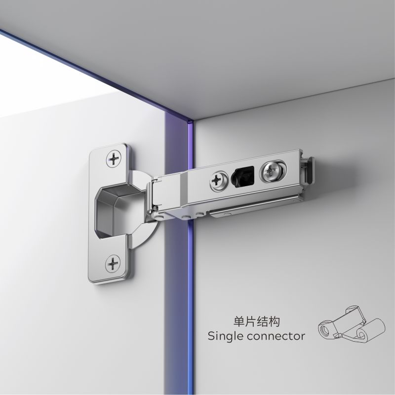 SMALL ANGLE SNAP-ON  SOFT CLOSE HINGE (TWO-WAY)